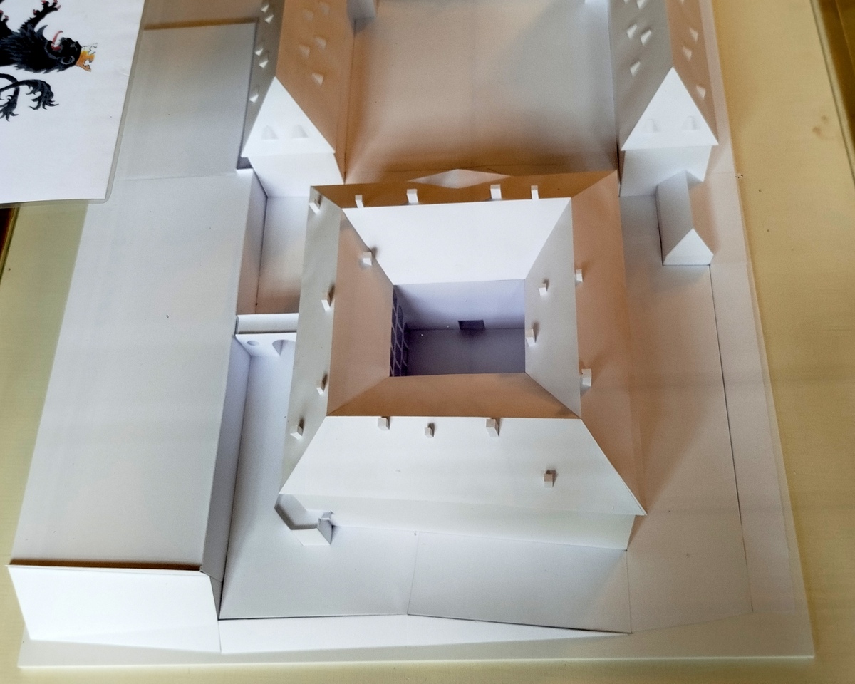 Rosice zámek model  02